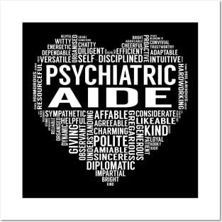 Psychiatric Aide Heart Posters and Art